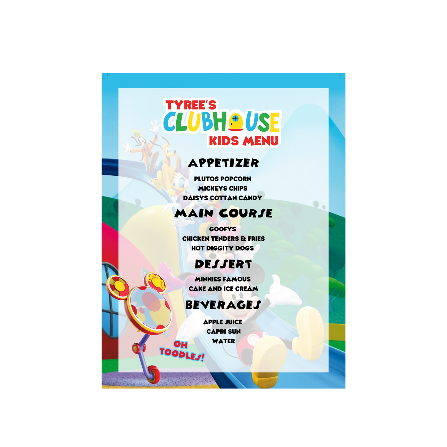 Event Menus