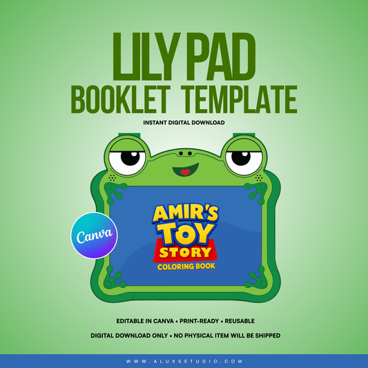Lilypad Booklet Editable Template