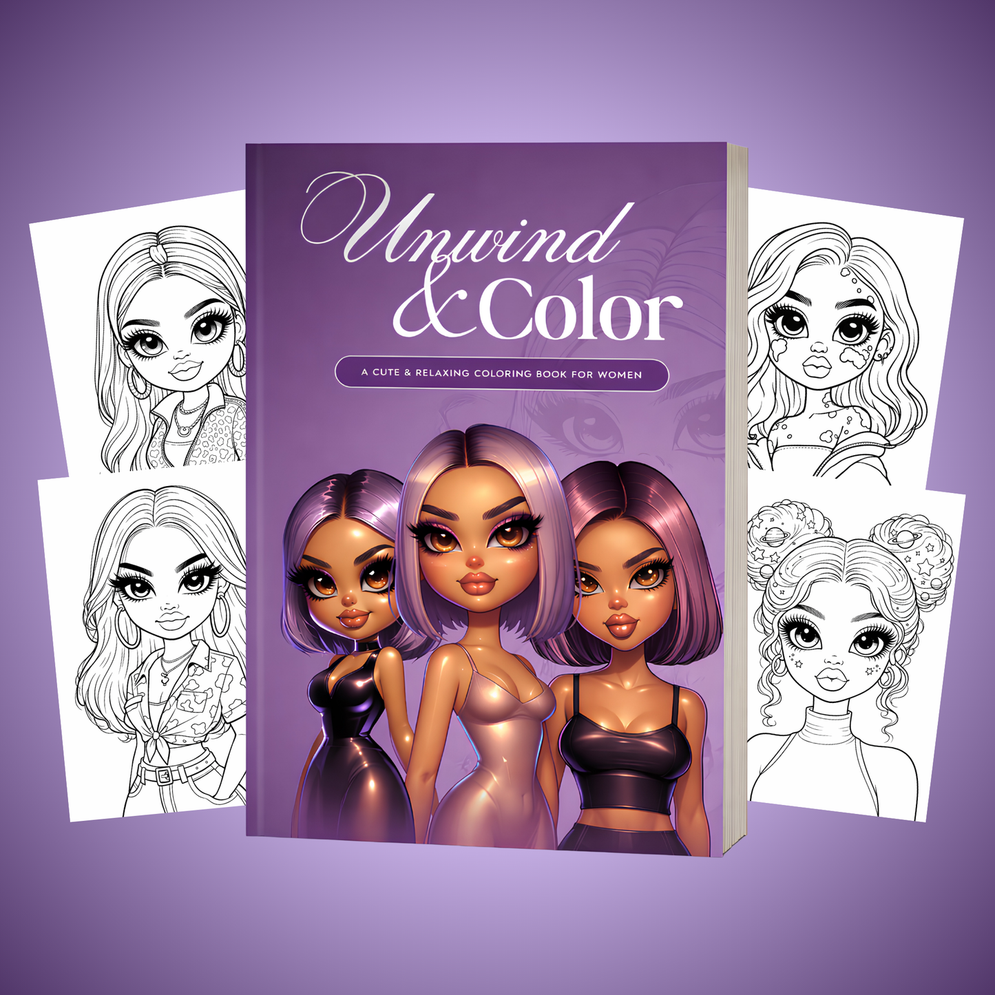 Unwind & Color Coloring Book