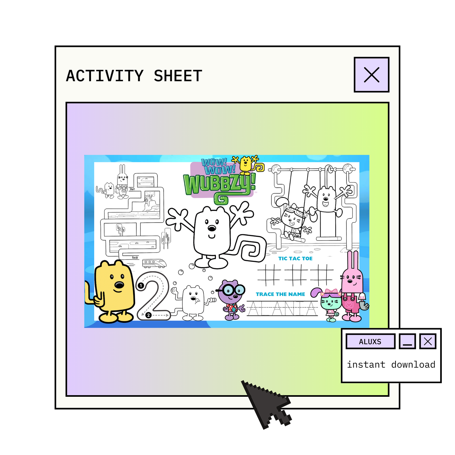 Downloadable Activity Sheet